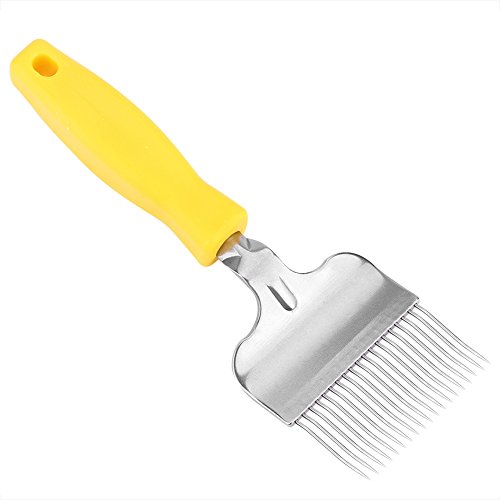 Entdeckelungsgabel Imker, Bienen Entdeckelungsgabel Edelstahl Honig Kamm Imkereiausrüstung Zubehör Bienenzucht Werkzeug von Aramox
