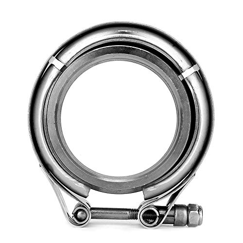 Aramox 2,5 Zoll Edelstahl Flanschen Abgasschellen Kit, Turbo Abgasrohr Clamp, 2-teiliges Set Aramox 2,5 Zoll Edelstahl Flanschen Abgasschellen Kit, Turbo Abgasrohr Clamp, 2-teiliges Set von Aramox