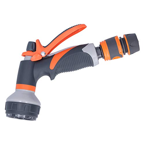 Gartenschlauch-Sprühdüse, Verstellbarer Wassersprüher, Hochdruck-Sprühdüse, Gartenschlauch-Düse von Aramox