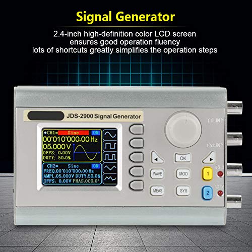 JDS2900 DDS-Generatorzähler 60 MHz Hohe Genauigkeit Dual Channel Willkürliche Wellenformfunktion Generator Frequenzmessgerät Präzisionsmessung Präzisionsmessung Zwei-Channel-Ausgang (15 MHz JDS2900 JDS2900 DDS-Generatorzähler 60 MHz Hohe Genauigkeit Dual Channel Willkürliche Wellenformfunktion Generator Frequenzmessgerät Präzisionsmessung Präzisionsmessung Zwei-Channel-Ausgang (15 MHz JDS2900 von Aramox