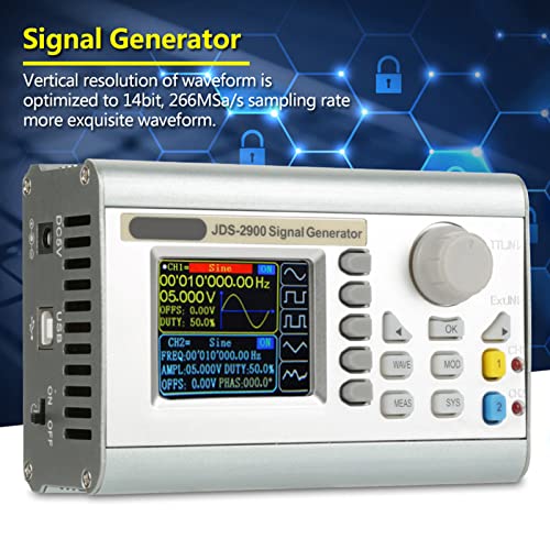 JDS2900 DDS-Generatorzähler 60 MHz Hohe Genauigkeit Dual Channel Willkürliche Wellenformfunktion Generator Frequenzmessgerät Präzisionsmessung Präzisionsmessung Zwei-Channel-Ausgang (50 MHz JDS2900 JDS2900 DDS-Generatorzähler 60 MHz Hohe Genauigkeit Dual Channel Willkürliche Wellenformfunktion Generator Frequenzmessgerät Präzisionsmessung Präzisionsmessung Zwei-Channel-Ausgang (50 MHz JDS2900 von Aramox