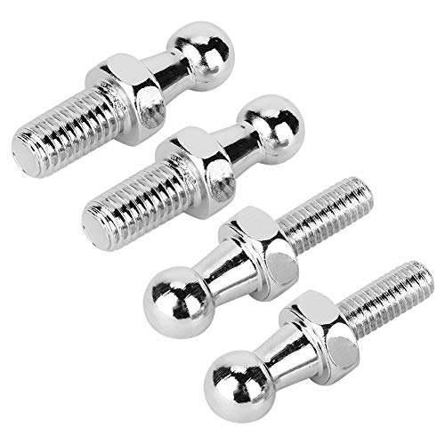 Kugelbolzen, 2 Stück Anhängerkupplungskugel CNC Aluminiumlegierung Kugelbolzen für Gasdruckfedern Kugelkopfhaube(M6) von Aramox