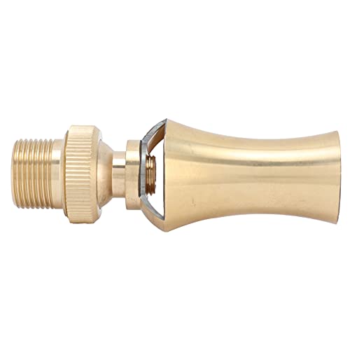 Landschaft Brunnen Düse Einstellbare Teich Sprinkler Messing Eis Turm Zeder Wasser Düse Spray Multi Dekoration (6 Minuten 25 mm Innen- und Außenverzahnung) von Aramox