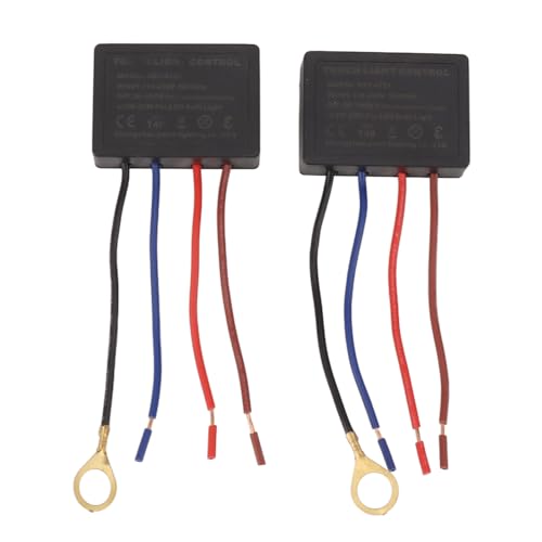 Multifunktionaler 3-Wege-Touch-3-Wege-Touch-Sensor-Dimmer, Touch-Lampen-Ersatzsensor-Sensor-Dimmer für Tischlampe, KSY 413A-Steuermodul mit Ersatzsensor, ABS-Material, von Aramox