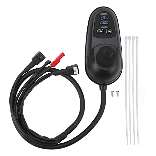 Rollstuhl DC 24V Elektrorollstuhl Joystick Controller Freidrehbare Rollstühle für Elektrorollstühle Intelligente Roboter von Aramox