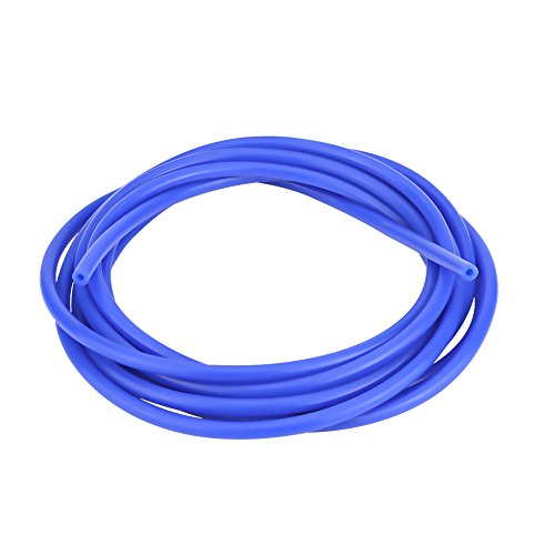 Vakuumrohr-Silikonschlauch, Auto 4mm 5m Vakuum Silicon Rohrleitung Schlauchleitung Vakuumschlauch Tube Silikonschlauch(Blue) von Aramox