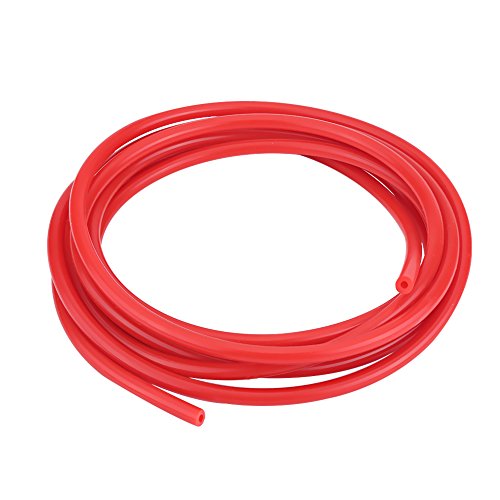 Silicone Vacuum Tube, Auto 4mm 5m Vakuum Silicon Rohrleitung Schlauchleitung Vakuumschlauch Tube Silikonschlauch(Red) von Aramox