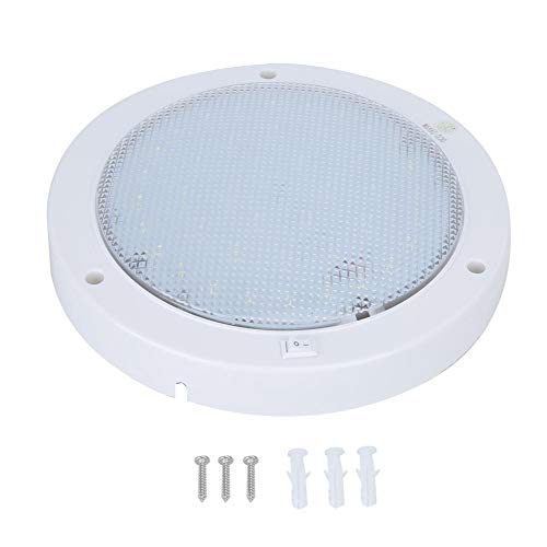 Wohnmobil Boot Deckenleuchte 840 DC LED Panel 12-24V 8.66 Zoll 9W Weiß (warmes weißes Licht) von Aramox