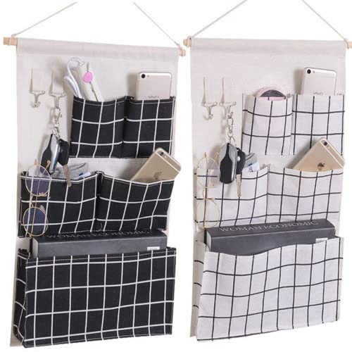 Arawat 2 St. Hängeorganizer Wand Organizer Hängeaufbewahrung Hängend Tasche Tür Camping Aufbewahrungstasche für Schrank Büro Wand Tür Bad Tür Hanging Utensilientasche Hängekörbchen von Arawat