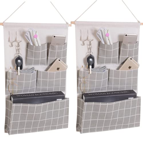 Arawat 2 St. Tür Hängeorganizer Wand Organizer Hängend Tasche Bad Hängeaufbewahrung Camping Aufbewahrungstasche für Schrank Büro Wand Tür Bad Tür Hanging Utensilientasche Hängekörbchen von Arawat