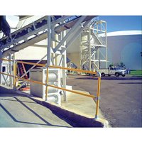 KwikKit® Sicherheitsgeländer, gerade, Länge 3.000 mm, pulverbeschichtet, gelb von KwikKit®