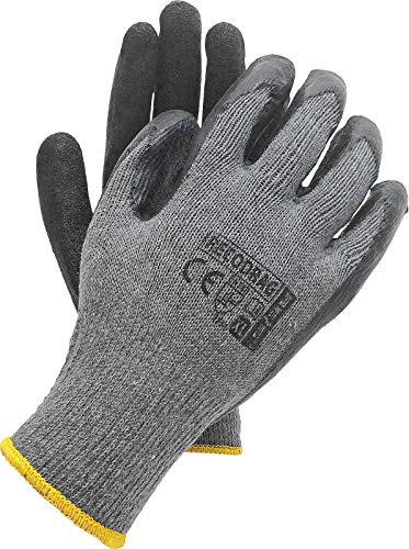 Reis 12 paar Arbeitshandschuhe Gr. 10 Latexbeschichtung Handschuhe Montagehandschuhe von REIS