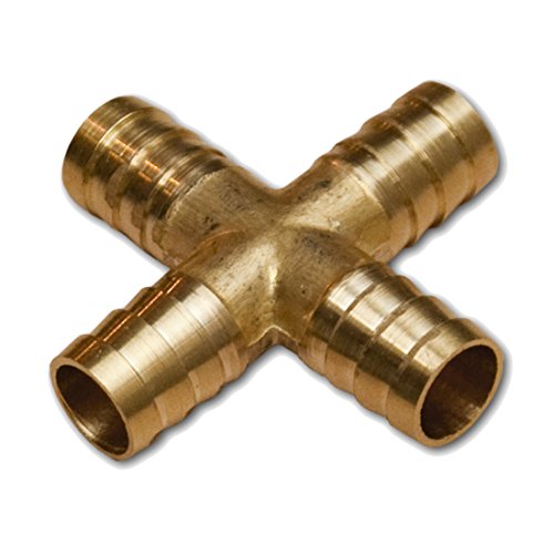 8 mm Schlauchverbinder mit Stecknippel Messing Kreuz Druckluftanschluss Schlauchtülle 8 mm Schlauchverbinder mit Stecknippel Messing Kreuz Druckluftanschluss Schlauchtülle von Arbeitsbedarf24