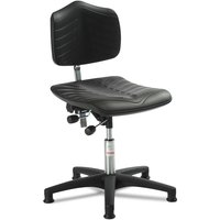 Global Stole A/S Arbeitsdrehstuhl Premium, Sitzhöhe 520-710 mm, Bodengleiter, Kunststoffbasis von Global Stole A/S