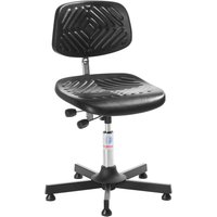 Global Stole A/S Arbeitsdrehstuhl Prestige, Sitzhöhe 470-600 mm, Bodengleiter, Stahlbasis von Global Stole A/S