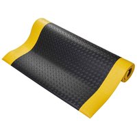 COBA Anti-Ermüdungsmatte Orthomat® Diamond, BxL 900 mm x lfm, schwarz/gelb von COBA