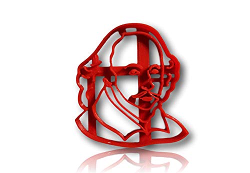 Arbi Design William Shakespeare Cookie Cutter, 1 Stück, Blau, 3D gedruckt, Kunststoff, Strong Wanddicken, Nahrungsmittelgeeignet Arbi Design William Shakespeare Cookie Cutter, 1 Stück, Blau, 3D gedruckt, Kunststoff, Strong Wanddicken, Nahrungsmittelgeeignet von Arbi Design