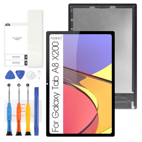 Touchscreen für Samsung Galaxy Tab A8 10.5 2021 SM-X200, für Galaxy Tab A8 LCD Digitalisierer Ersatzbildschirm SM-X205 LCD Display Panel Montage Kit von Arbilato