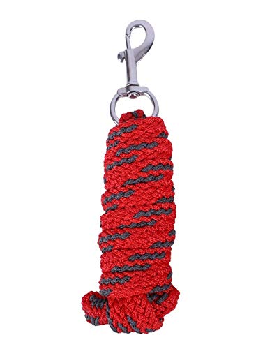 ARBO-INOX® - Anbindestrick - 2m - mit Karabiner - 12 Farben (Rot) von ARBO-INOX