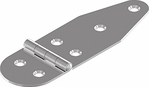 ARBO-INOX® - Scharnier - Edelstahl - gestanzt - 130x 40mm - rostfrei von ARBO-INOX