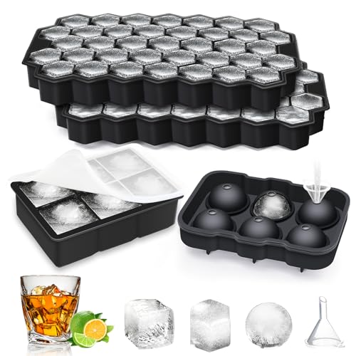 Arbolisse Eiswürfelform Silikon,4er-Pack Eiswürfelformen & Eiswürfelschalen,Eiswürfelform mit Deckel, Große Eiswürfelform Kugel, Eiswürfelbehälter Silikonform Eiswürfel Form,Ice Cube Tray with Lid Arbolisse Eiswürfelform Silikon,4er-Pack Eiswürfelformen & Eiswürfelschalen,Eiswürfelform mit Deckel, Große Eiswürfelform Kugel, Eiswürfelbehälter Silikonform Eiswürfel Form,Ice Cube Tray with Lid von Arbolisse