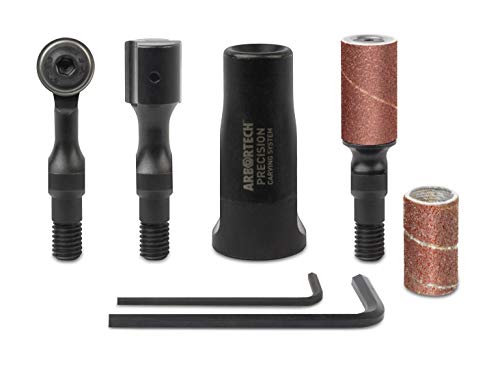 ARBORTECH Precision Carving System | Schnitzwerkzeug im Set für Winkelschleifer zur Holzbearbeitung | PCS.FG.1000 von Arbortech