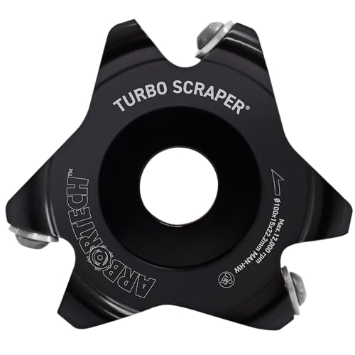ARBORTECH TURBO Scraper | Ø100mm Scheibe mit negativem Winkel für Winkelschleifer zur Holzbearbeitung | IND.FG.600 von Arbortech