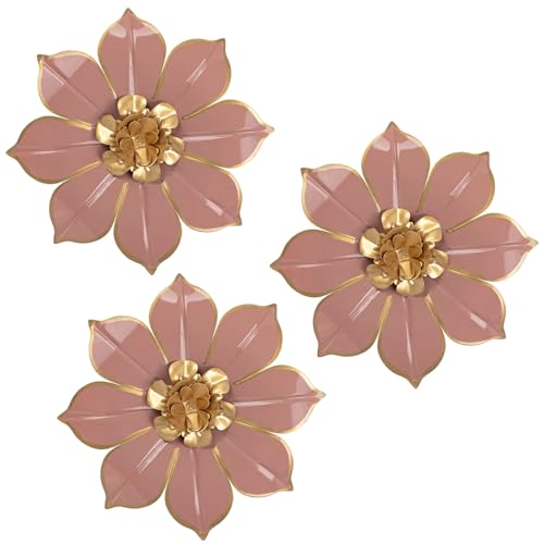Arborus Wanddeko Wohnzimmer Metall Modern 25 * 25 CM Rosa 3D Magnolienblumen Wandskulpturen Set Metallbilder Kunstwerk Wandkunst für Boho Modern Industrie Zuhause Büro Schlafzimmer Esszimmer Küche Arborus Wanddeko Wohnzimmer Metall Modern 25 * 25 CM Rosa 3D Magnolienblumen Wandskulpturen Set Metallbilder Kunstwerk Wandkunst für Boho Modern Industrie Zuhause Büro Schlafzimmer Esszimmer Küche von Arborus