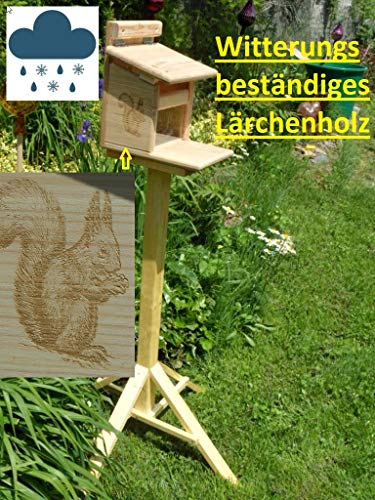 Eichhörnchenfutterhaus Eichhörnchen Haus Kobel mit Ständer. Von Hand gefertigt im Bayerischen Wald Eichhörnchenfutterhaus Eichhörnchen Haus Kobel mit Ständer. Von Hand gefertigt im Bayerischen Wald von Qualität aus Niederbayern ARBRIKADREX