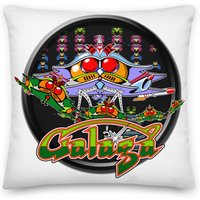 Galaga | Retro Game Premium Kissen Doppelseitig Galaga | Retro Game Premium Kissen Doppelseitig von ArcadeGameLovers