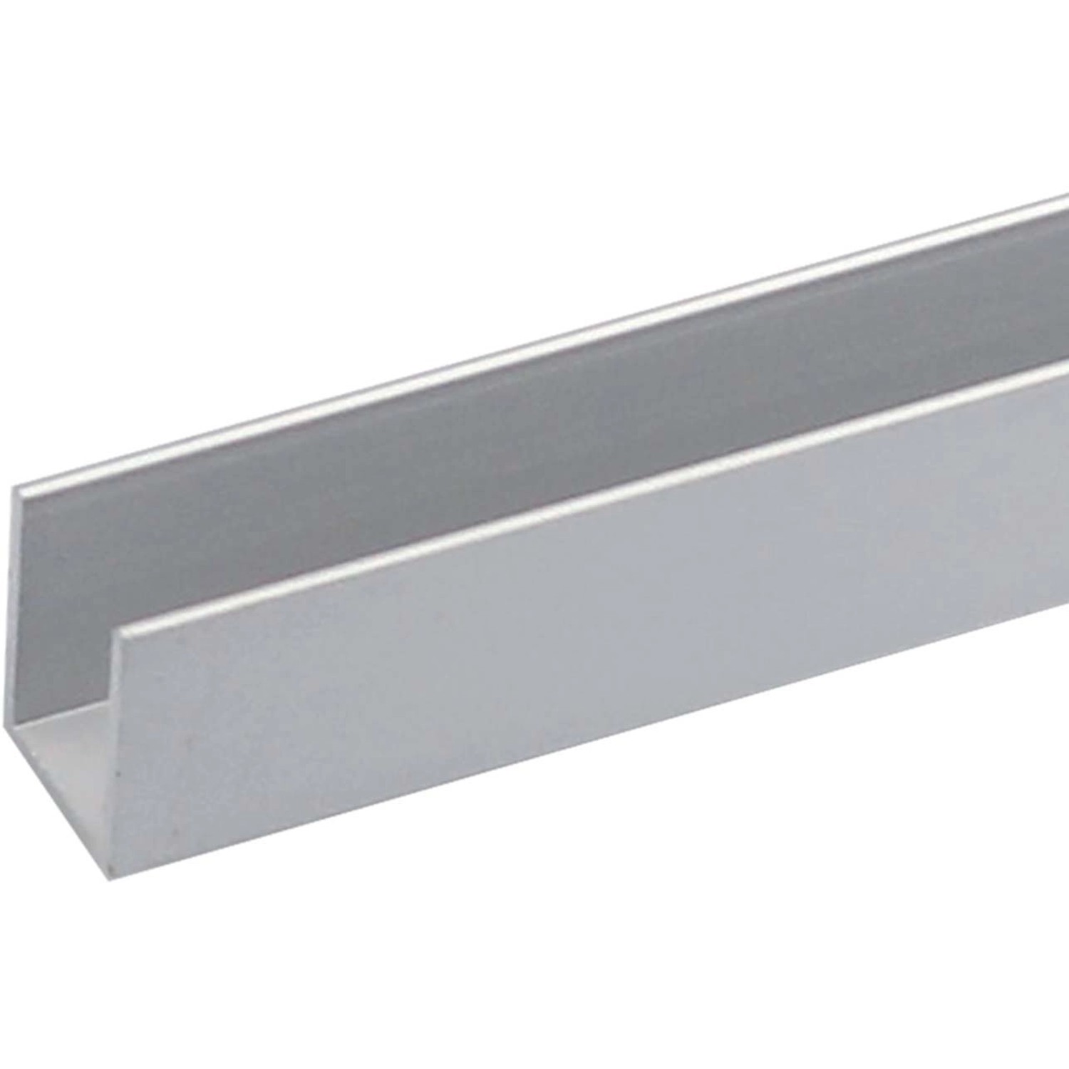 Arcansas U-Profil Aluminium 15 mm x 10 mm x 1.000 mm Silber von Arcansas