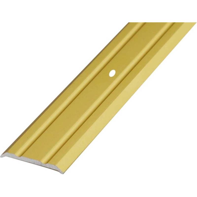 Arcansas Übergangsprofil Aluminium 2 mm x 38 mm x 900 mm Gold von Arcansas