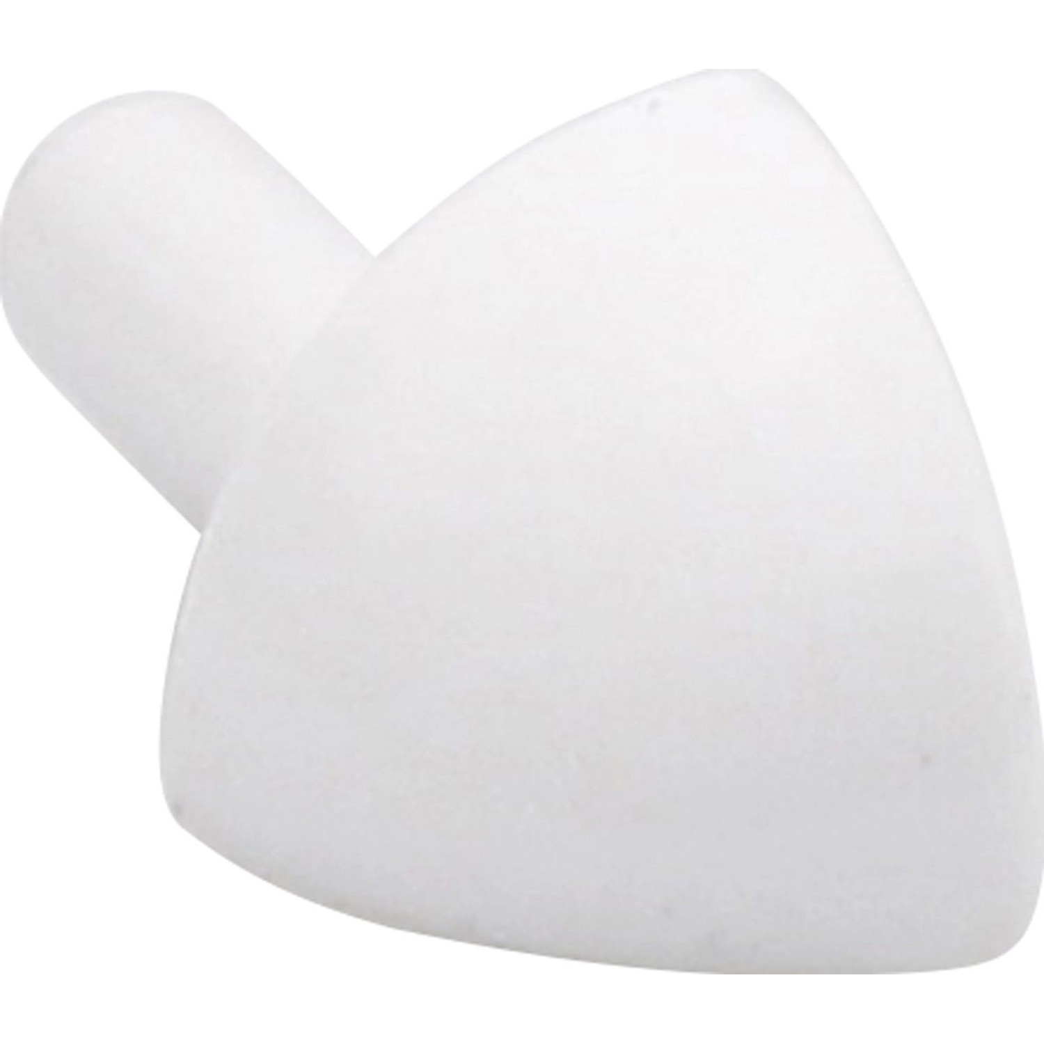 Ecke Viertelkreis-Abschlussprofil PVC glänzend Weiß 8 mm (4 Stk.) von Arcansas