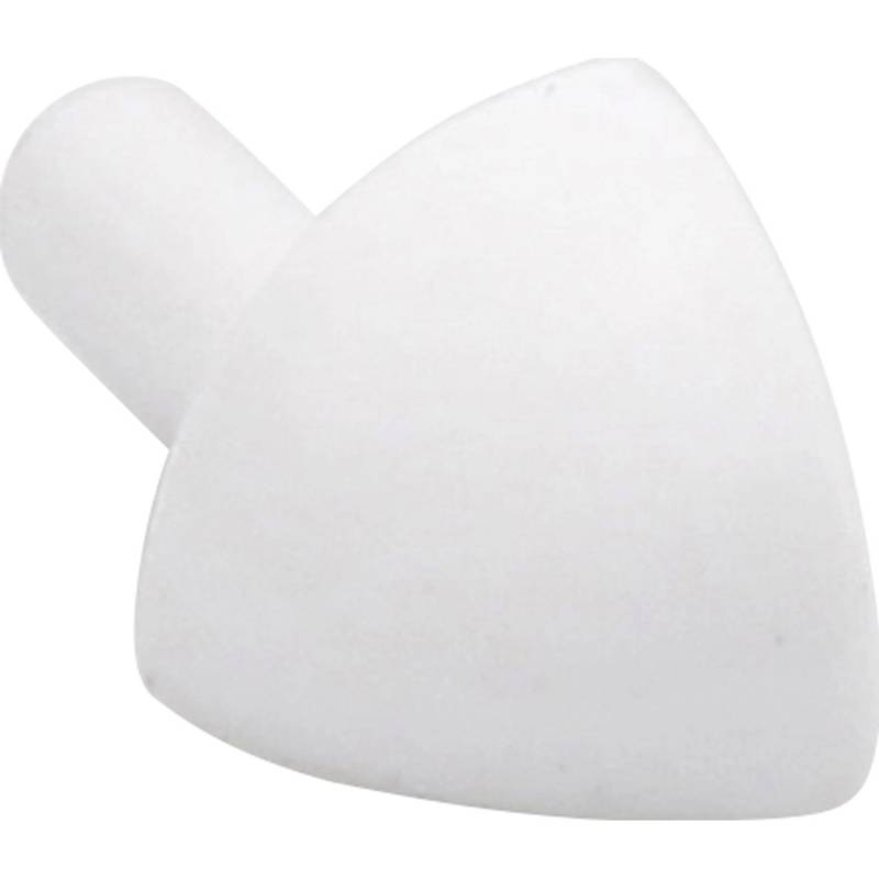 Ecke Viertelkreis-Abschlussprofil PVC glänzend Weiß 8 mm (4 Stk.) von Arcansas