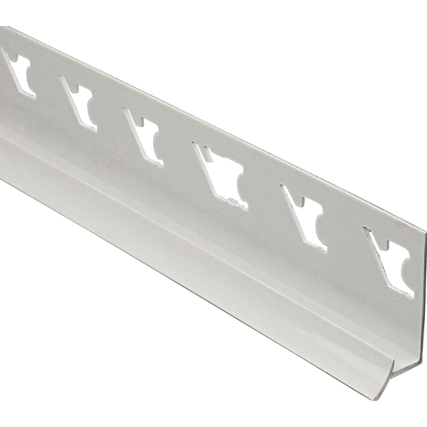 Eckfuge PVC matt Weiß 8 mm x 2,5 m von Arcansas