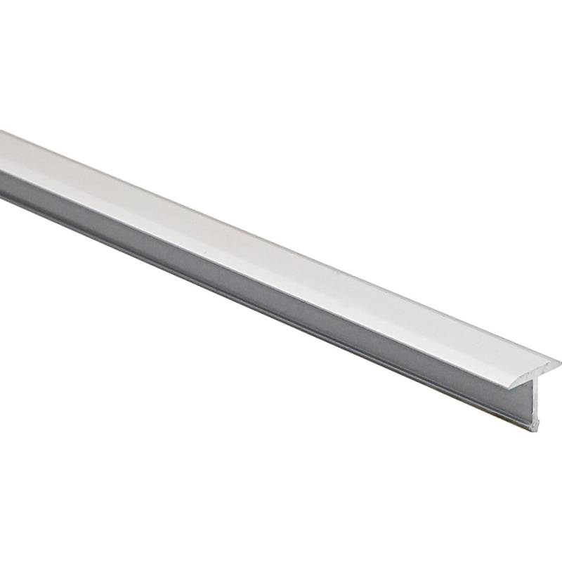 T-Fugenprofil Alu eloxiert Silber matt 9 mm x 0,9 m von Arcansas
