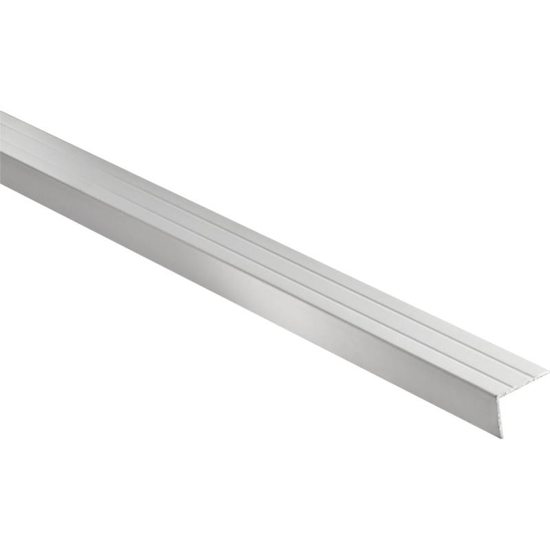 Treppenwinkel Alu eloxiert Silber matt 20 mm x 0,9 m klebend von Arcansas