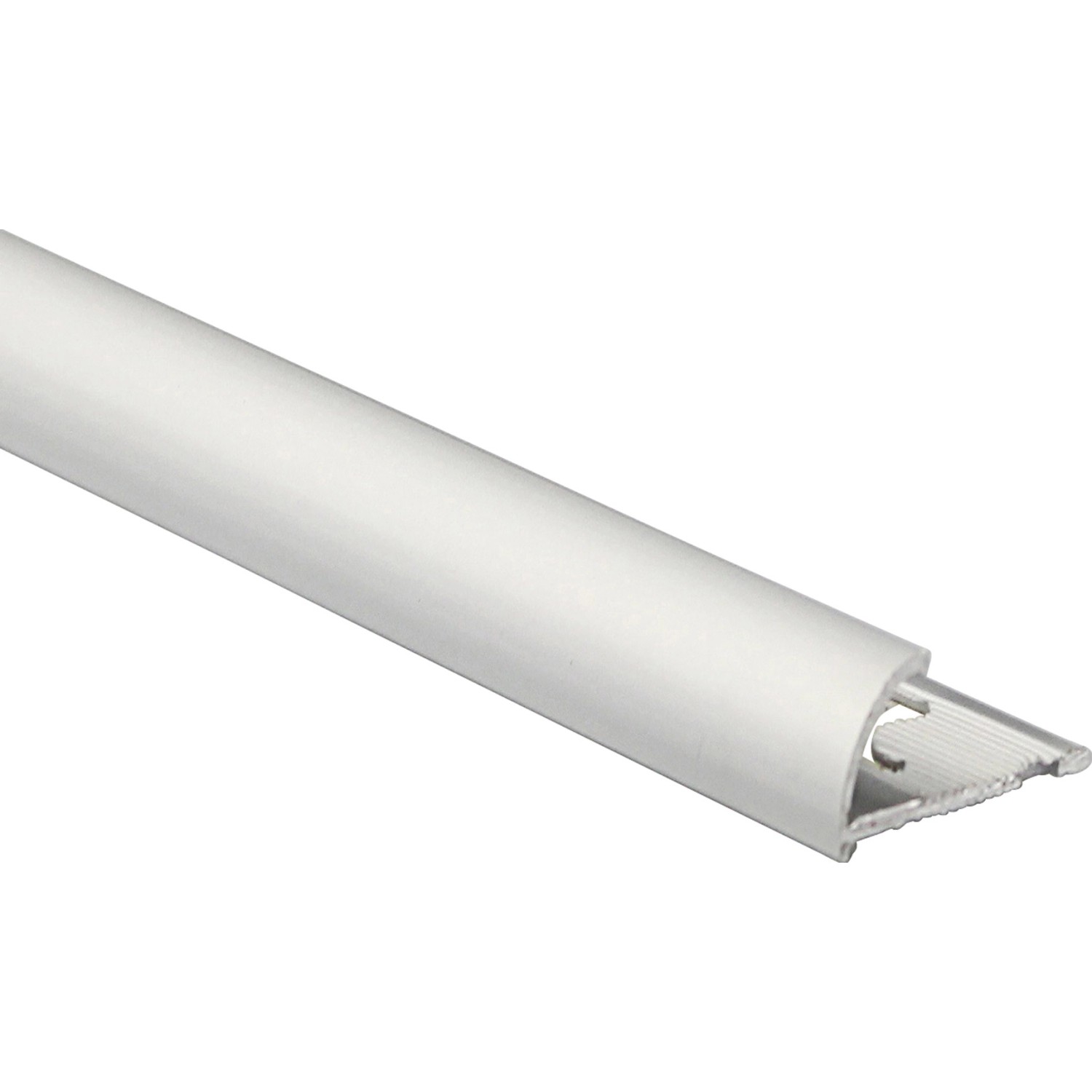 Viertelkreis-Abschlussprofil Alu eloxiert Silber matt 10 mm x 1 m Viertelkreis-Abschlussprofil Alu eloxiert Silber matt 10 mm x 1 m von Arcansas