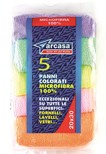 Arcasa DEP365 Bunte Tücher aus Mikrofaser, 5 Stück von Arcasa