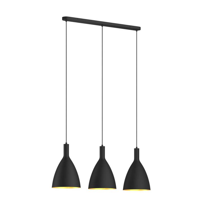Arcchio Arthuria Hängeleuchte Pendelleuchte Deckenlampe Lampe 3 Fl. Schwarz E27 B-Ware von Arcchio
