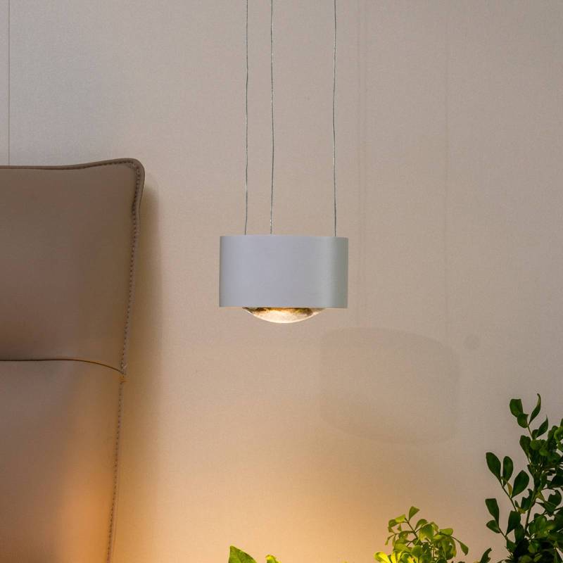 Arcchio LED-Pendellampe Rotari, Linse, Downlight, weiß von Arcchio