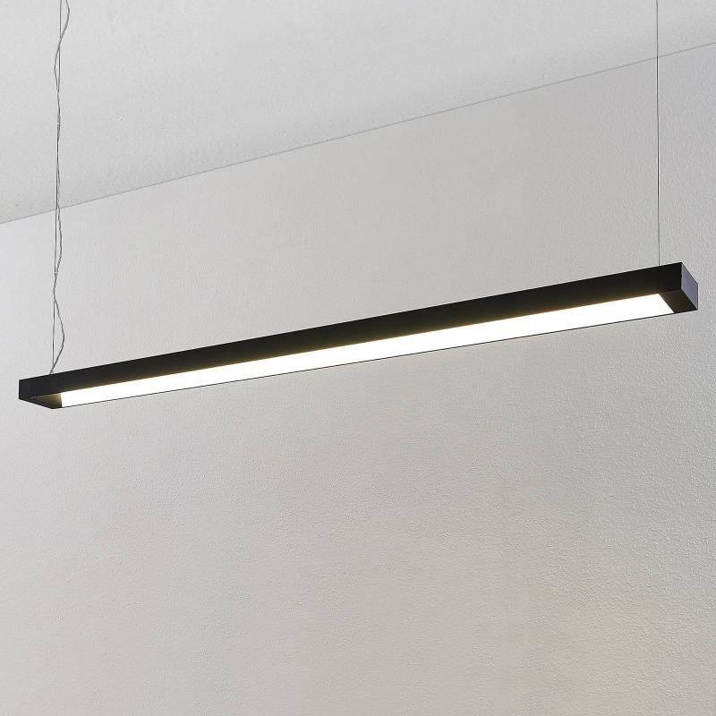 Arcchio Cuna LED-Pendellampe, schwarz, eckig 162cm von Arcchio