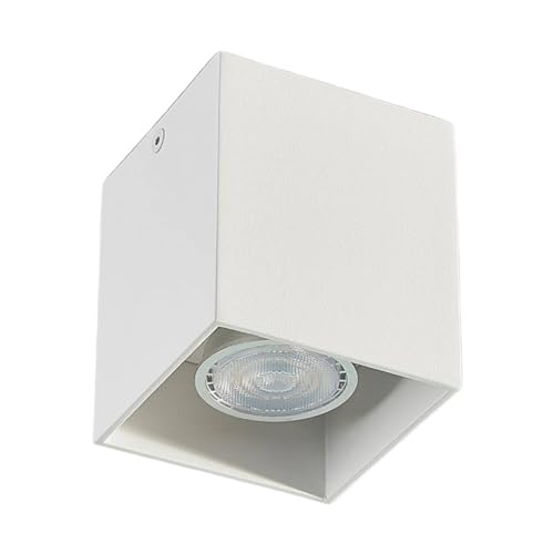 Arcchio Deckenlampe 'Carson' (Modern) in Weiß aus Aluminium u.a. für Flur & Treppenhaus (1 flammig, GU10) - Deckenleuchte, Lampe, Flurleuchte von Arcchio