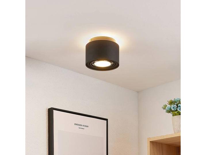 Deckenlampe Walisa Arcchio, dimmbar, schwarz, für Wohn- / Esszimmer, Aluminium, Modern, Deckenlampe von Arcchio