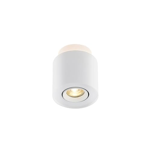 Arcchio Deckenlampe 'Walisa' (Modern) in Weiß aus Aluminium u.a. für Wohnzimmer & Esszimmer (2 flammig, GU10) - Deckenleuchte, Lampe, Wohnzimmerlampe von Arcchio