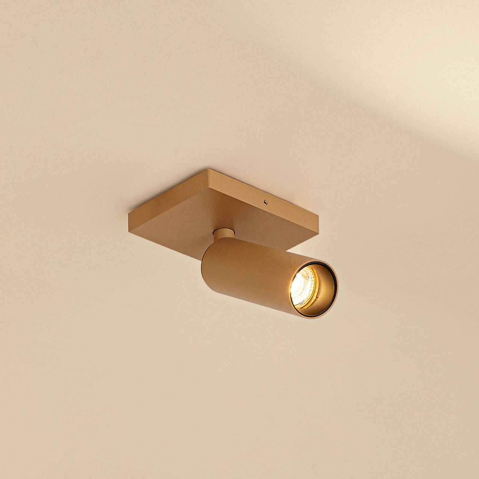 Arcchio Deckenstrahler Brinja Slim, braun, 1-flg., GU10 MR11 von Arcchio