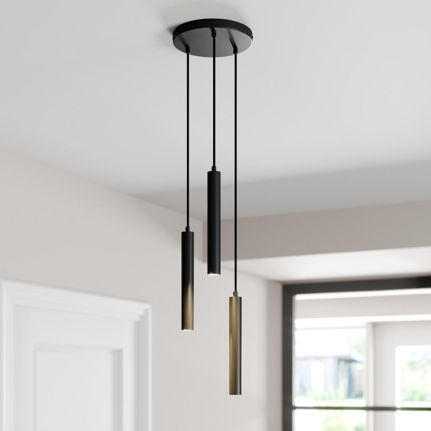 Arcchio Franka Led Pendelleuchte Pendelleuchte Lampe 3 Flammig Rund Alu Schwarz B-Ware Arcchio Franka Led Pendelleuchte Pendelleuchte Lampe 3 Flammig Rund Alu Schwarz B-Ware von Arcchio