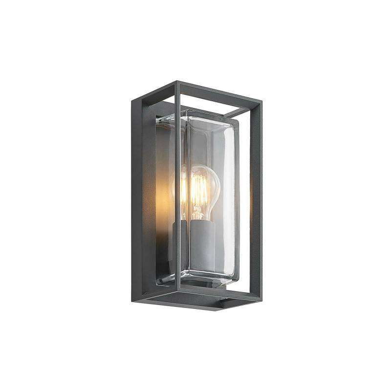 Arcchio Ismera Außenwandleuchte Mit Glas Außen Wandleuchte Lampe E27 Dunkelg500 B-Ware von Arcchio