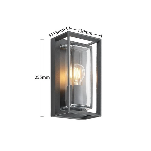 Arcchio Ismera Außenwandleuchte Mit Glas Außen Wandleuchte Lampe E27 Dunkelg620 B-Ware Arcchio Ismera Außenwandleuchte Mit Glas Außen Wandleuchte Lampe E27 Dunkelg620 B-Ware von Arcchio