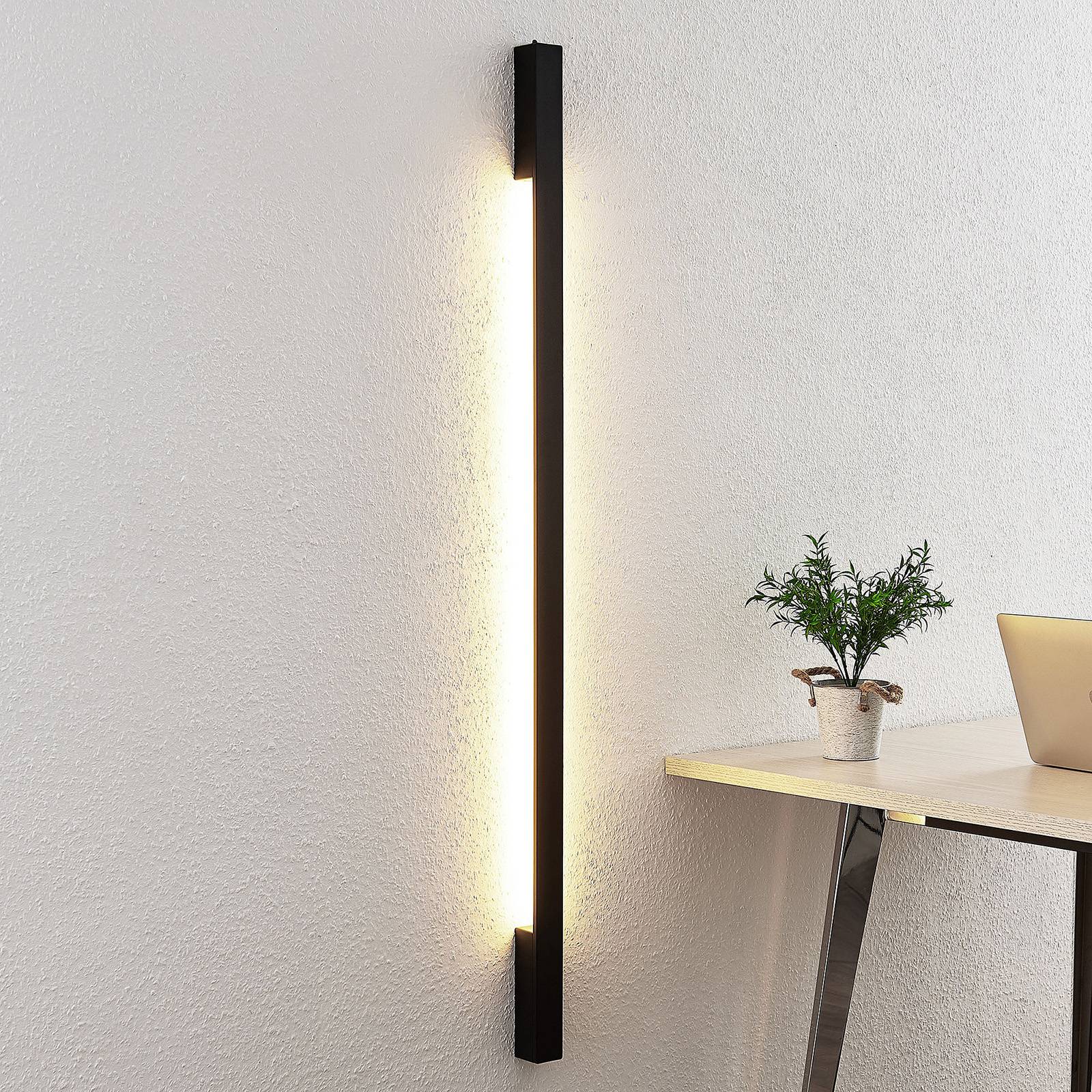 Arcchio Ivano LED-Wandleuchte, 130 cm, schwarz von Arcchio
